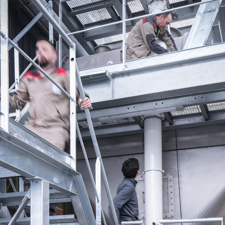 Les nouveaux batiments de la Minoterie Francès